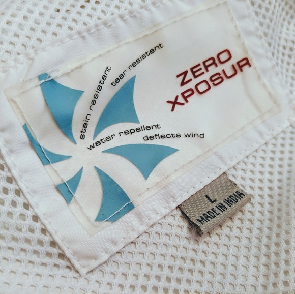 Vintage 1990s ZeroXposur windbreaker jacket, large - Picture 6 of 7